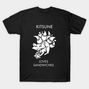 A Kitsune Eating a Sandwich! T-Shirt